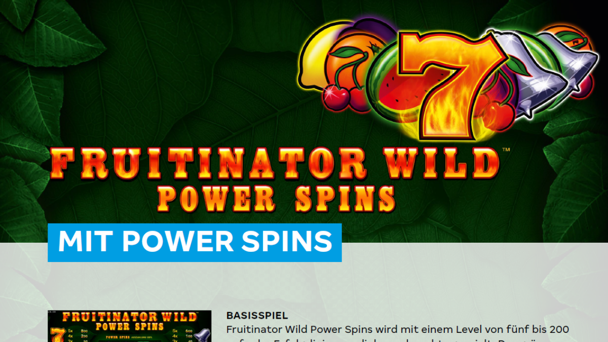 FruitinatorWildPowerSpins_Screenshot