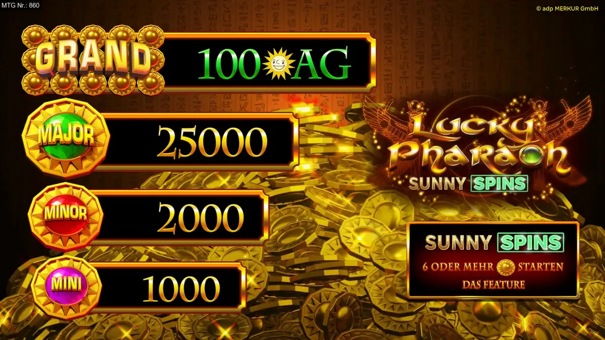 LuckyPharaohSunnySpins-Spielplan