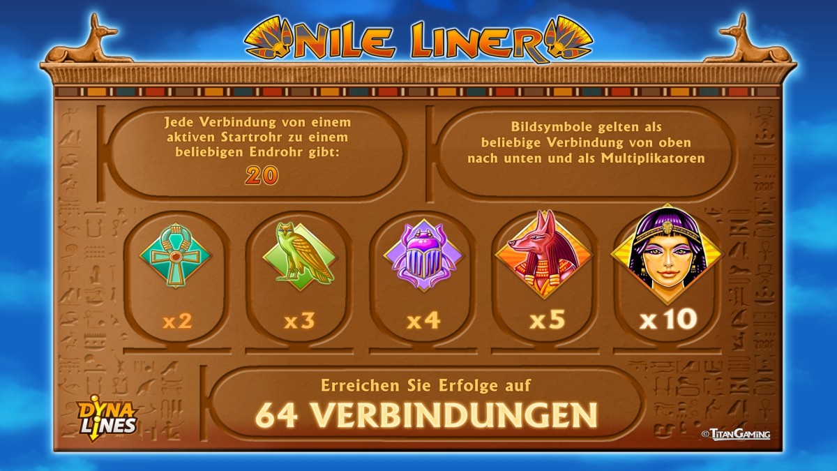 NileLiner-Spielplan